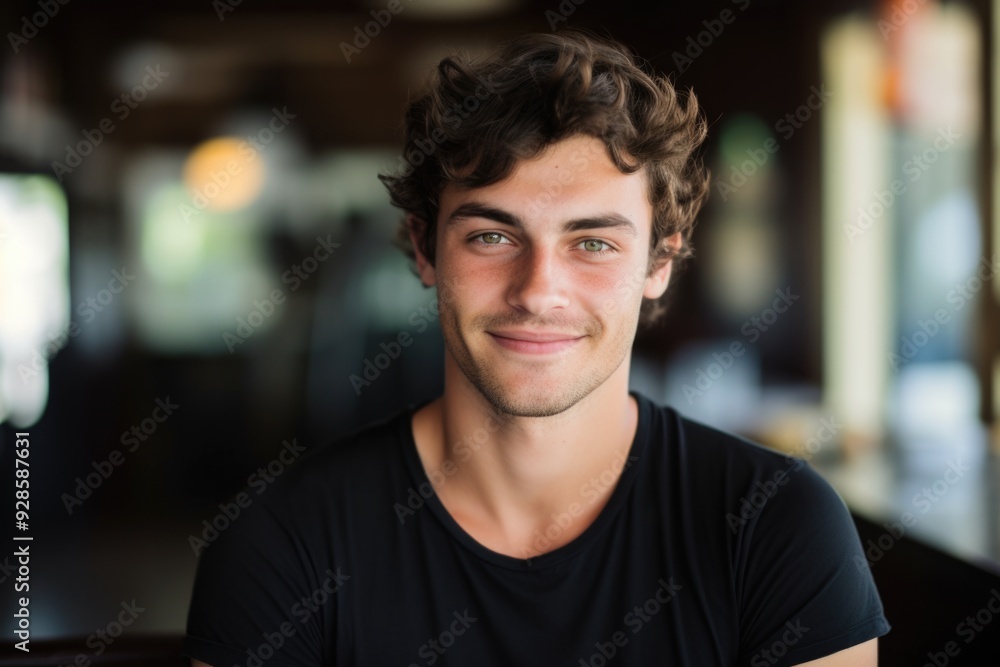coffee shop clerk portrait concept coffee shop clerk portrait concept
