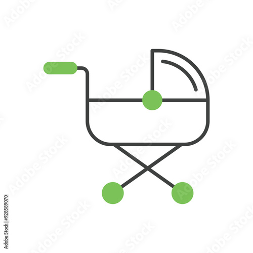 Cradle vector icon