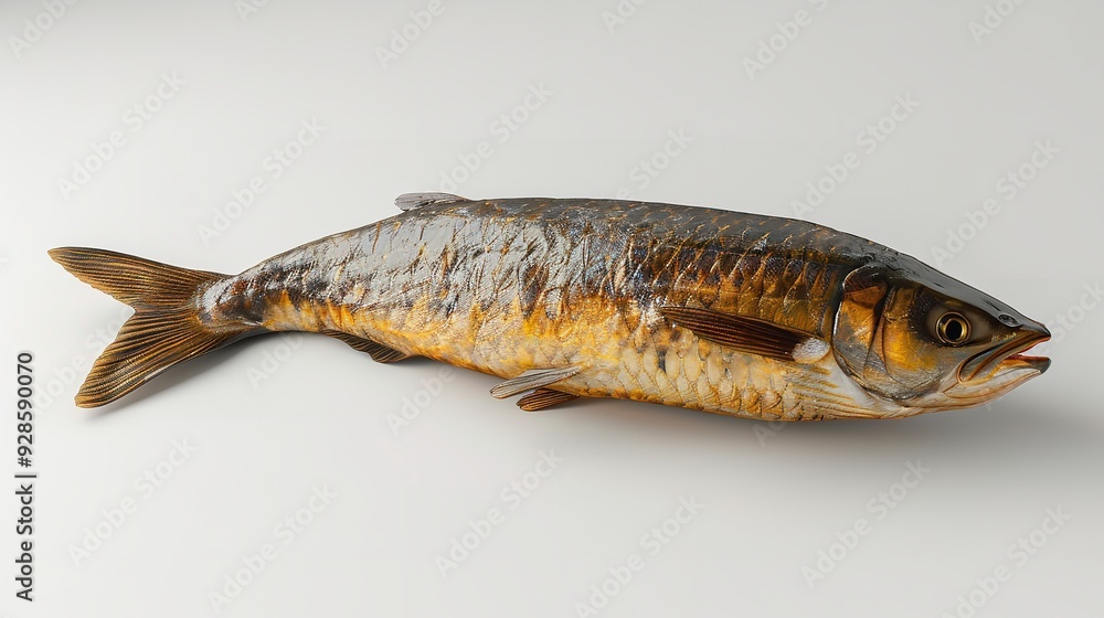 Baked whole fish with lemon and fresh vegetables. Baked whole fish with lemon and fresh vegetables.