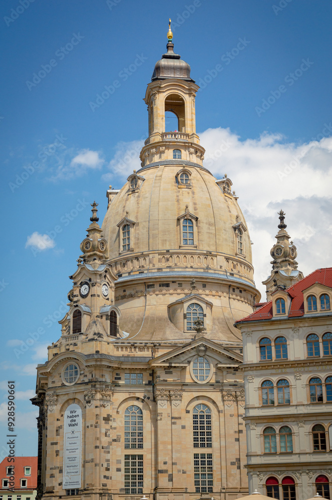 Germany city architecture Dresden summer Germany city architecture Dresden summer