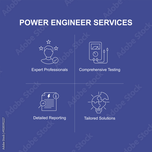 Precision Electronics Solutions icons with editable stroke.