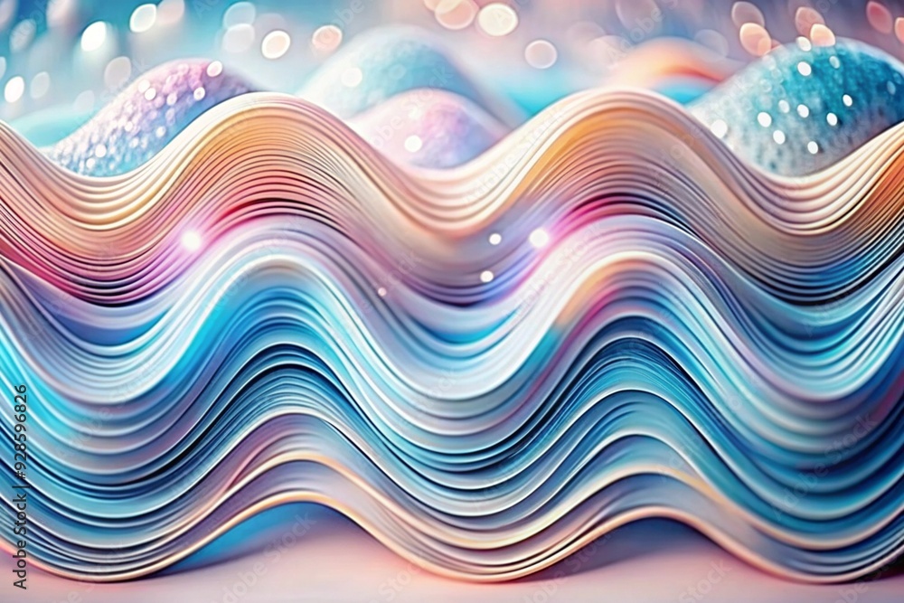 Fototapeta premium Abstract rainbow wave, background – banner of modern design