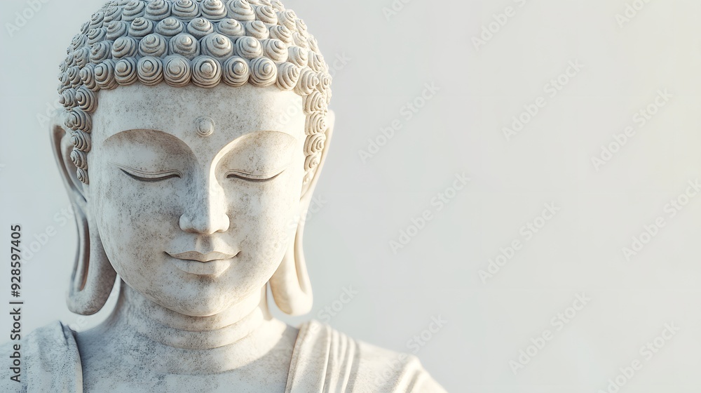 21. Traditional 3D Buddha statue with detailed carvings and a marble texture, set against a clean white background. 21. Traditional 3D Buddha statue with detailed carvings and a marble texture, set against a clean white background.