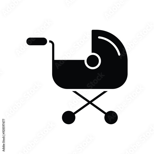Cradle vector icon