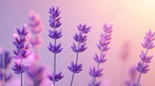 A soothing lavender background with a gentle gradient, evoking calmness and serenity.