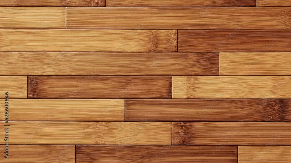 Seamless pattern of bamboo wood flooring, showcasing its eco-friendly and sleek appearance. Seamless pattern of bamboo wood flooring, showcasing its eco-friendly and sleek appearance.