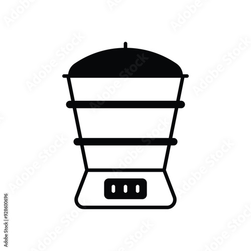 Steamer vector icon
