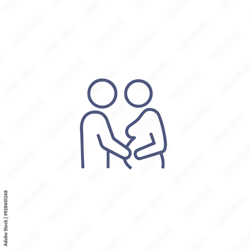 charity icon vector design , donation line icon , love charity icon vector design , donation line icon , love