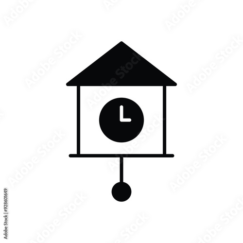 Cuckoo Clock vector icon