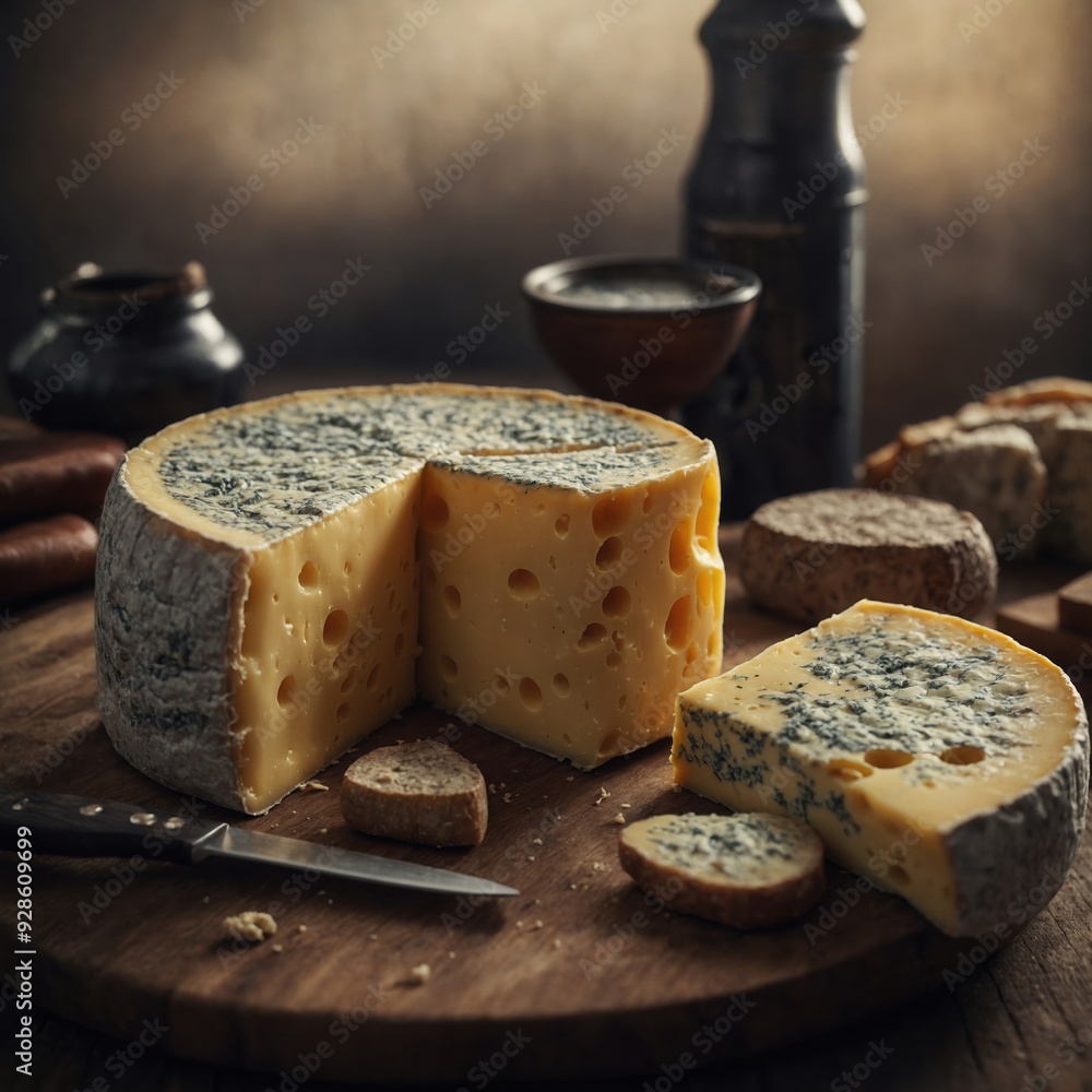 Savor the artistry of artisanal cheeses with an elegant cheese display featuring a variety of textures and flavors for a sophisticated tasting Savor the artistry of artisanal cheeses with an elegant cheese display featuring a variety of textures and flavors for a sophisticated tasting