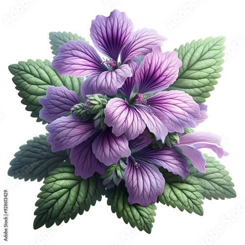 Realistic Patchouli Flower 