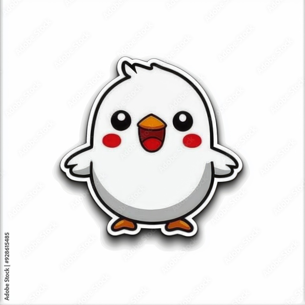 Cute Cartoon Chick Illustration Cute Cartoon Chick Illustration