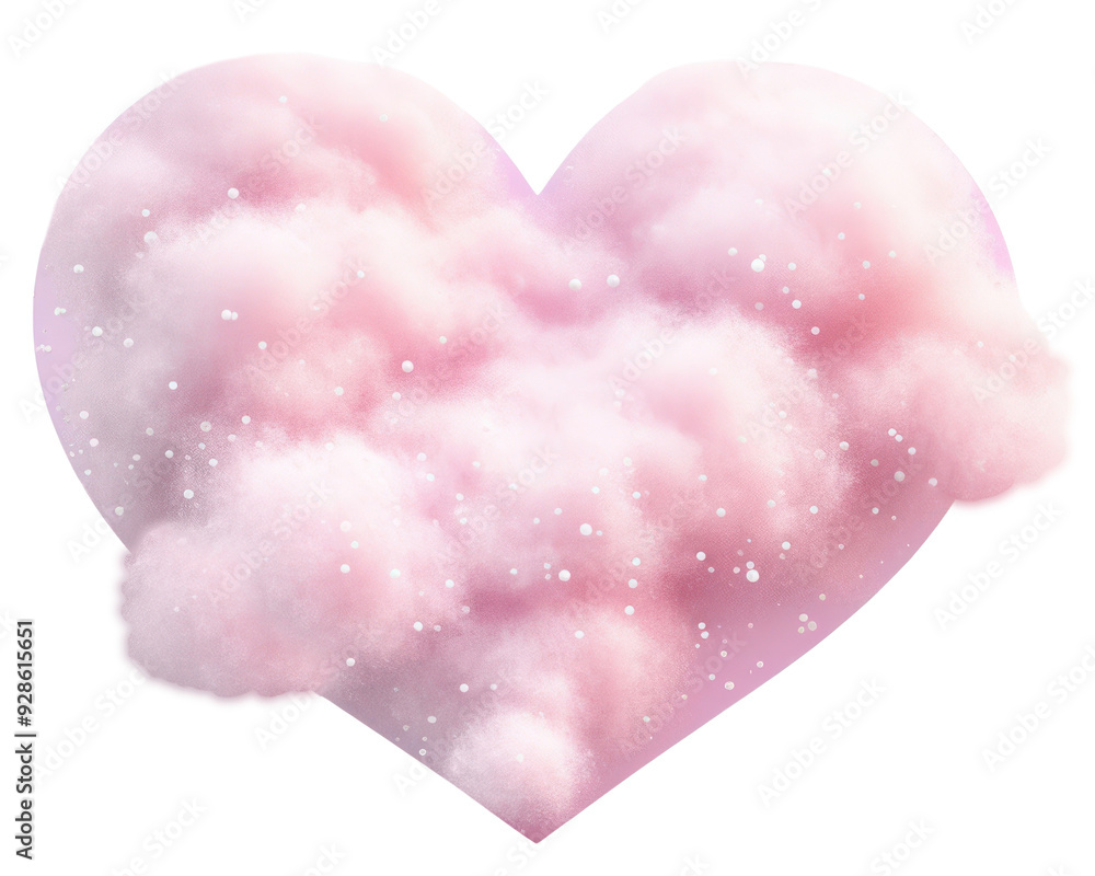 Dreamy pink heart cloud Dreamy pink heart cloud