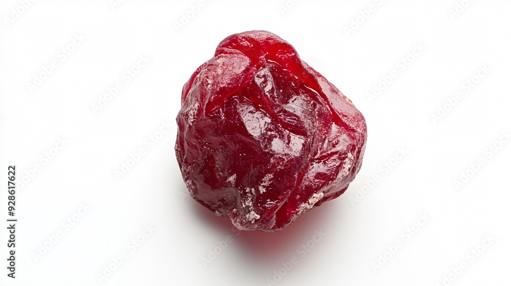 Tasty Dried Cranberry on White Background Tasty Dried Cranberry on White Background