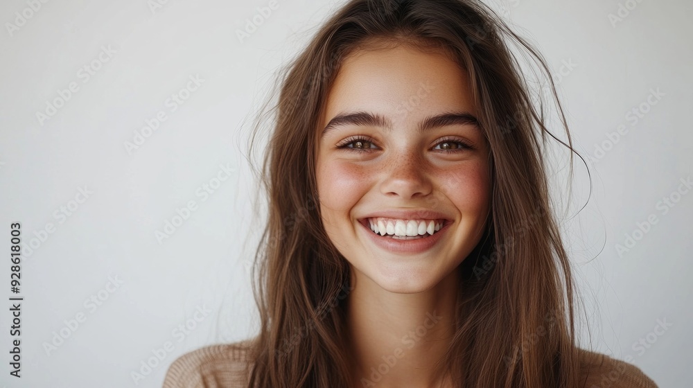 young woman looking at the camera and smiling
young woman looking at the camera and smiling