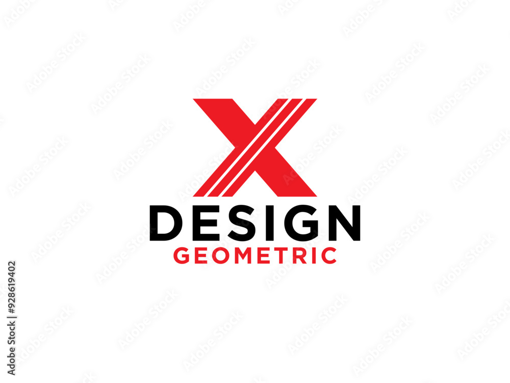 Abstract Initial Letter X Logo. Red Geometric Arrow Style. Usable for Business and Technology Logos. Abstract Initial Letter X Logo. Red Geometric Arrow Style. Usable for Business and Technology Logos.