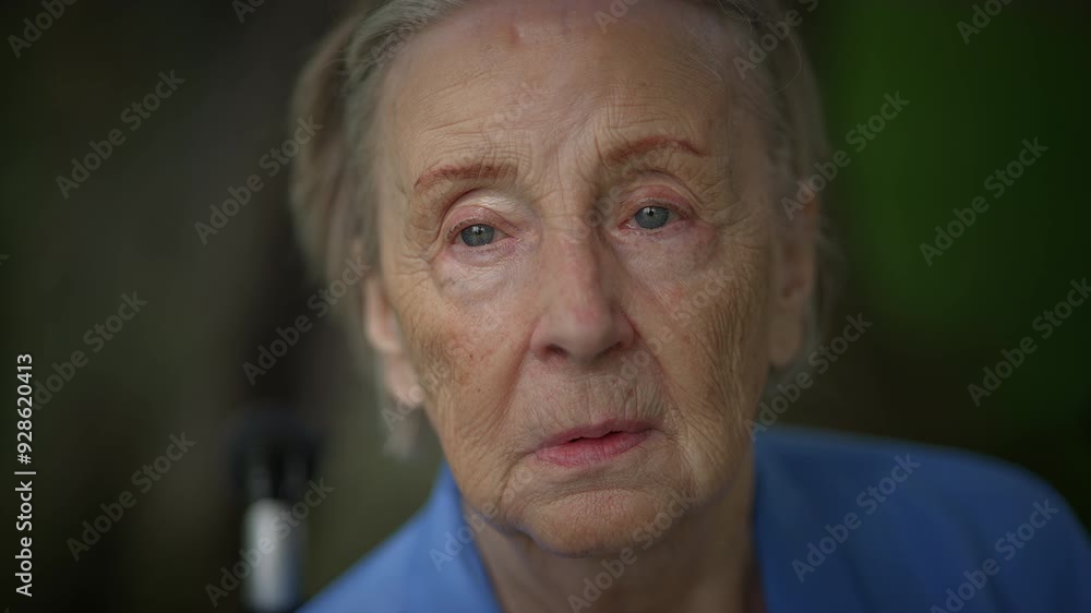 This is a Reflective Portrait Featuring an Elderly Woman Captured Beautifully in Nature This is a Reflective Portrait Featuring an Elderly Woman Captured Beautifully in Nature
