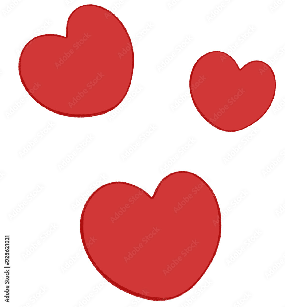 set of hearts set of hearts