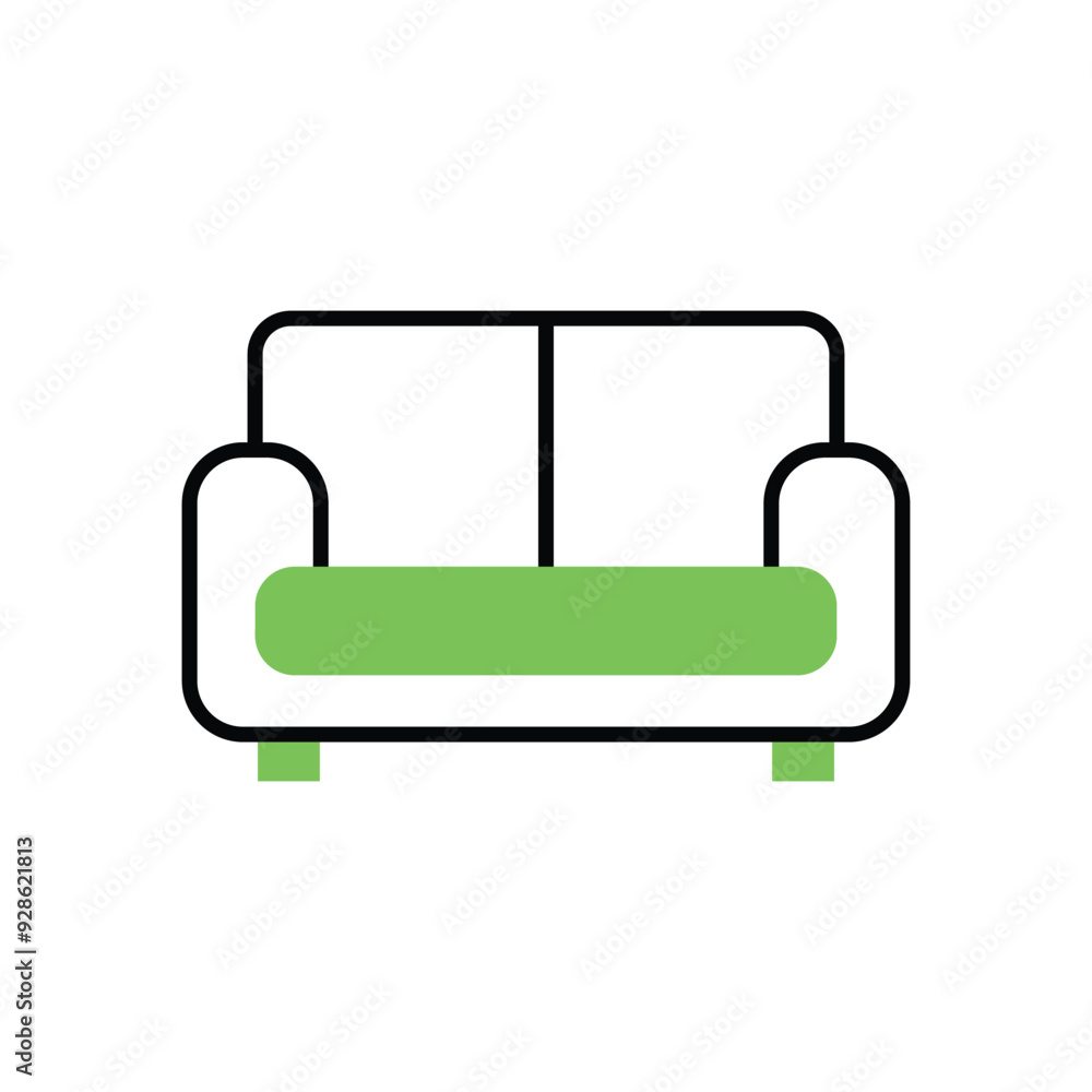Sofa vector icon Sofa vector icon