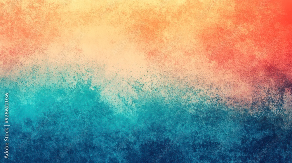 Abstract Gradient Background with Orange, Yellow, and Blue Hues Abstract Gradient Background with Orange, Yellow, and Blue Hues