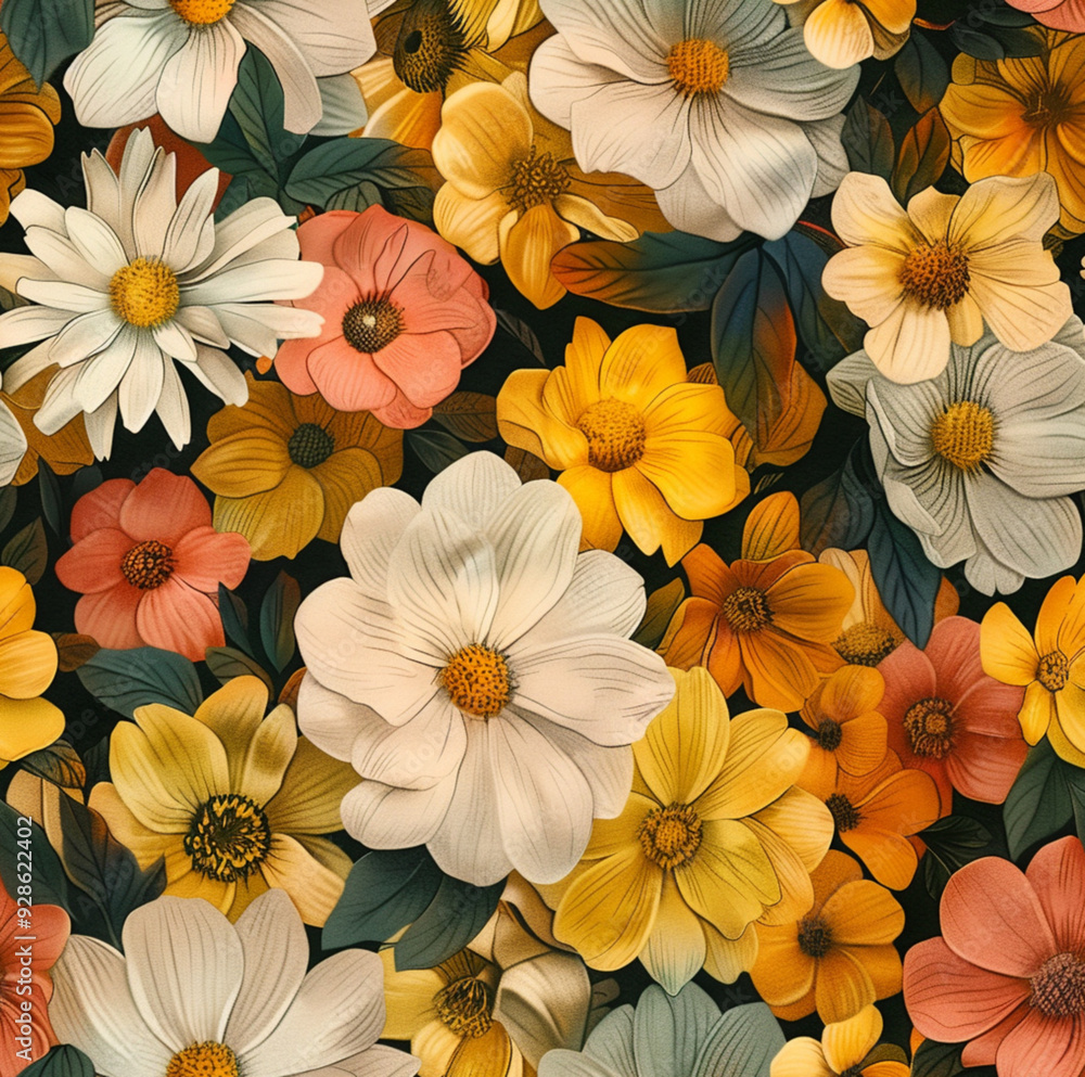 seamless pattern with flowers, floral background, wallpaper flower seamless pattern with flowers, floral background, wallpaper flower