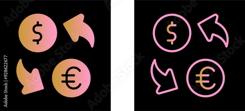 Currency Exchange Vector Icon