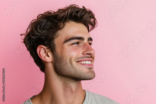 A close up of a man's face