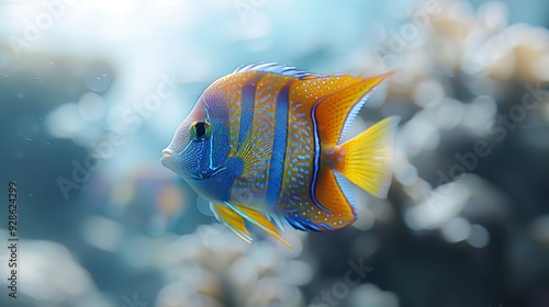 Copperband butterflyfish (Chelmon rostratus).