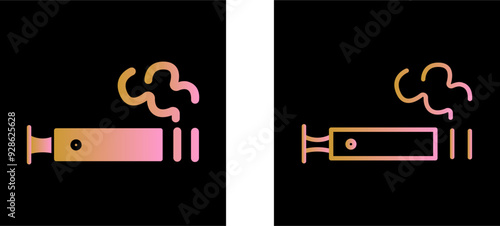 Electronic Cigarette Vector Icon