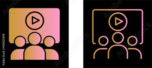 Online Course Vector Icon