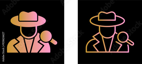Detective Vector Icon