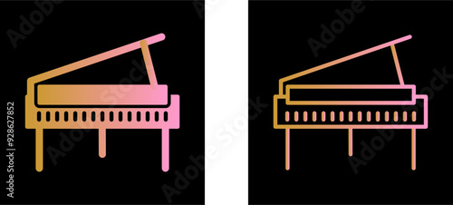 Grand Piano Vector Icon