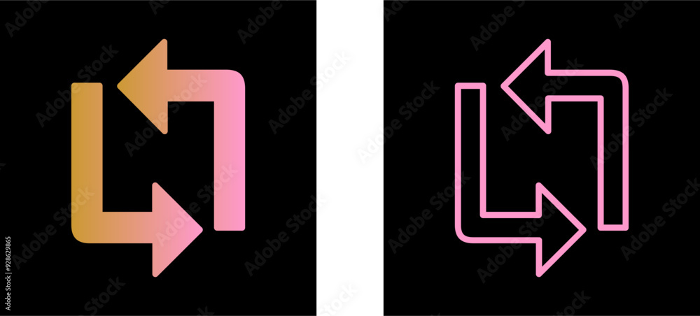 Retweet Vector Icon Retweet Vector Icon