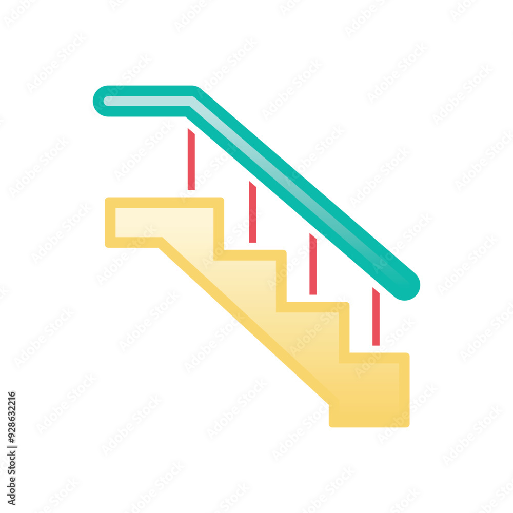 Stairs vector icon Stairs vector icon