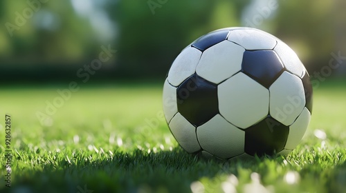 photo of a soccer ball set against an isolated background