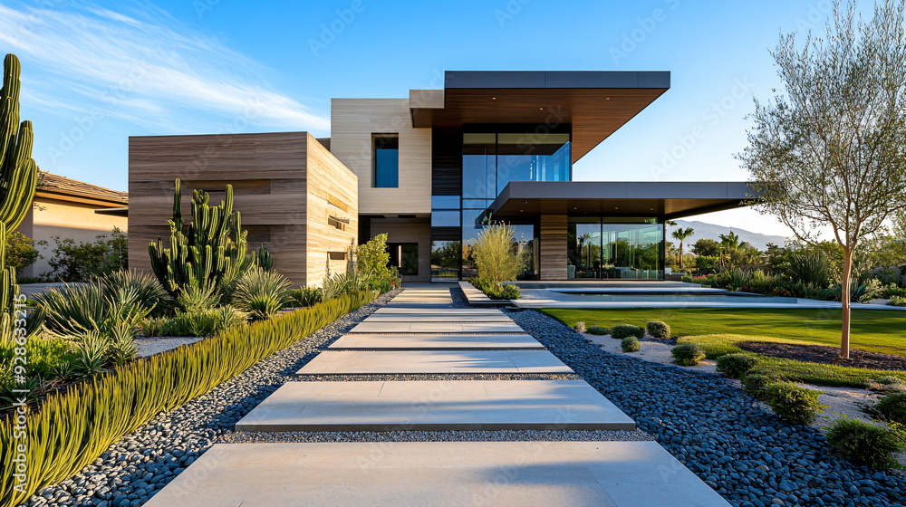luxury villa with modern architecture luxury villa with modern architecture