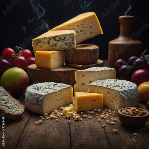 Elegant cheese and tomato arrangement a refined and delicious choice