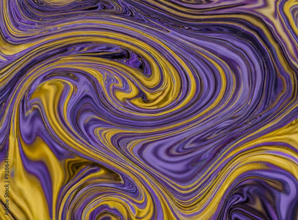 Fototapeta premium Purple Liquid Marble Background