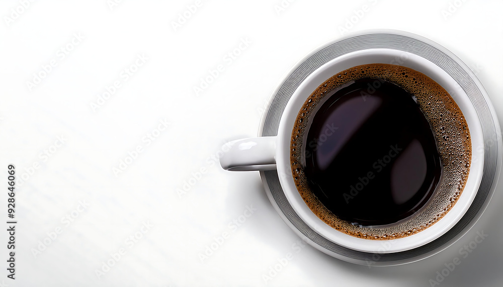 black coffee cup white background black coffee cup white background