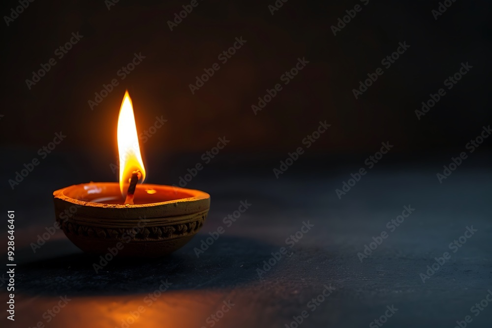 Colorful Happy Diwali festival backdrop with bokeh lights, oil lamp, flower on red background Colorful Happy Diwali festival backdrop with bokeh lights, oil lamp, flower on red background