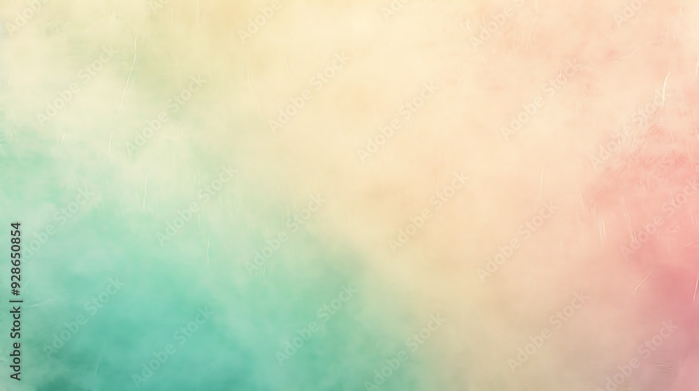 Abstract Pastel Watercolor Background with Soft Green, Yellow and Pink Colors Abstract Pastel Watercolor Background with Soft Green, Yellow and Pink Colors
