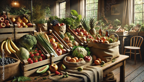 Sustainable Freshness: Organic Produce at an Eco-Friendly Market