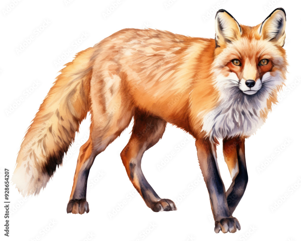 Fototapeta premium PNG Wildlife animal mammal fox.