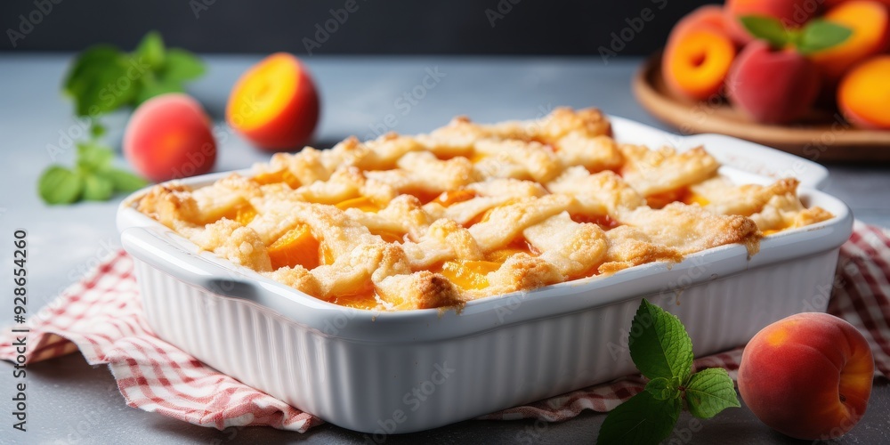 Delicious Peach Cobbler Delicious Peach Cobbler