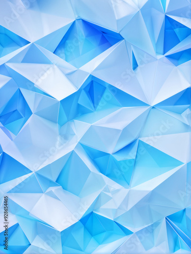 Polygonal Ice Pattern: Modern Geometric Art