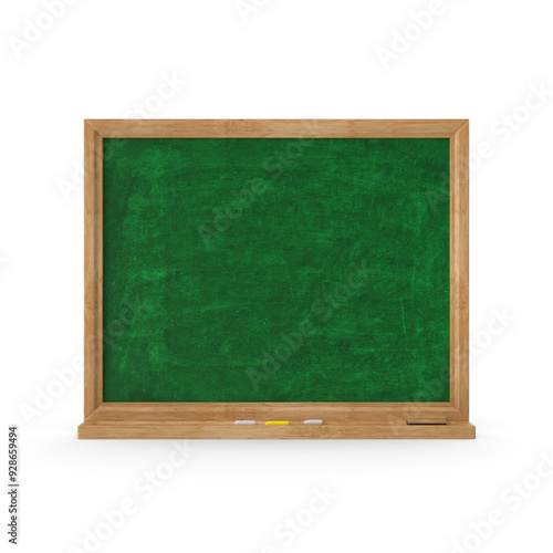 Back to school. online learning. Chalk inscription on a blackboard. Chalkboard 3D