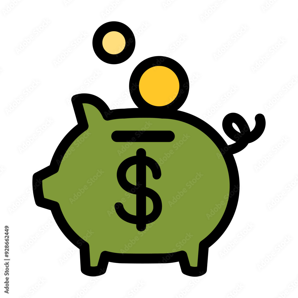 Fototapeta premium Passive income icon