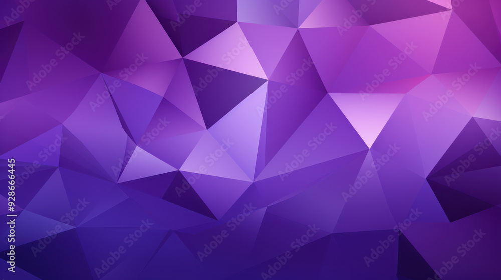 Fototapeta premium Geometric pattern, triangles, purple color. Polygon background.