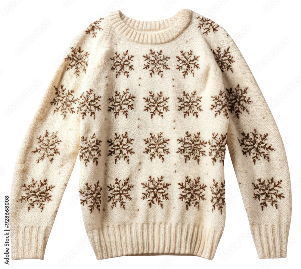 Obraz premium PNG Sweater sweatshirt white transparent background.