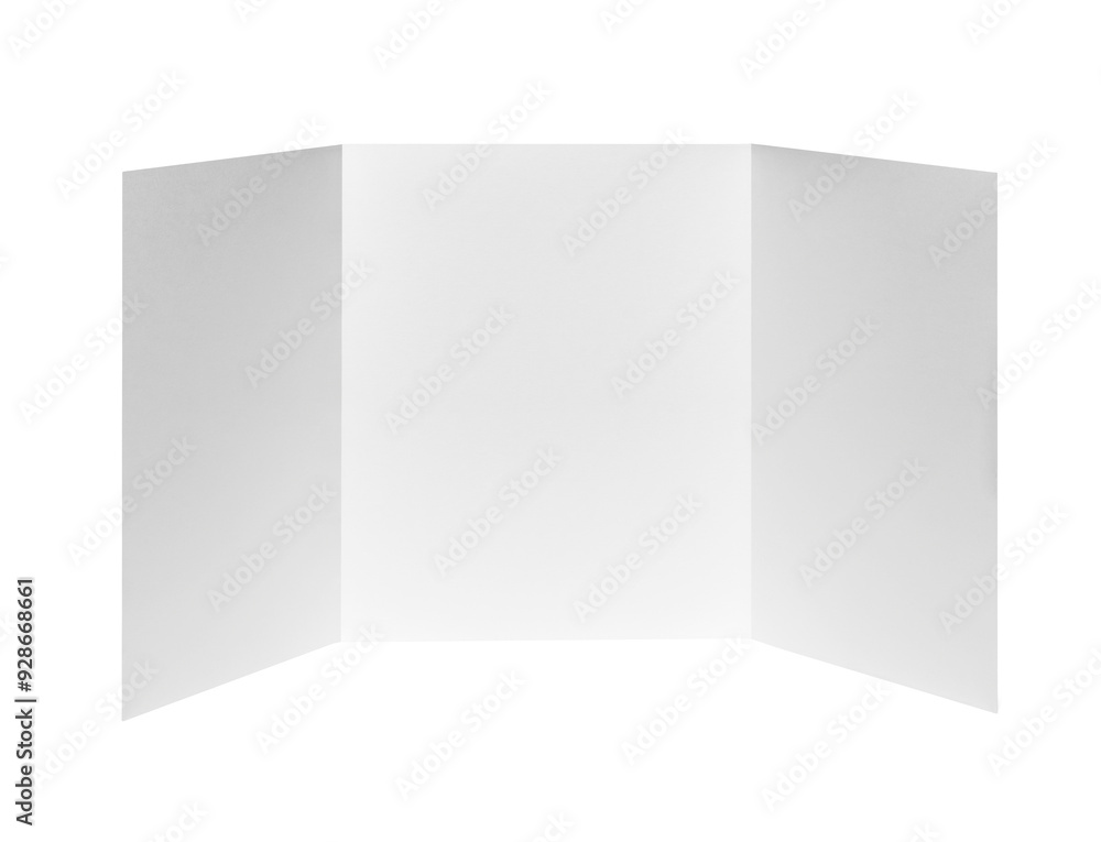 folded leaflet white blank paper template book folded leaflet white blank paper template book